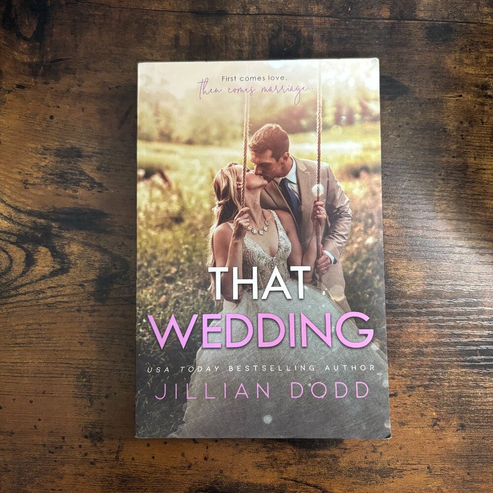 That Wedding Jillian Dodd Romance Paperback Book